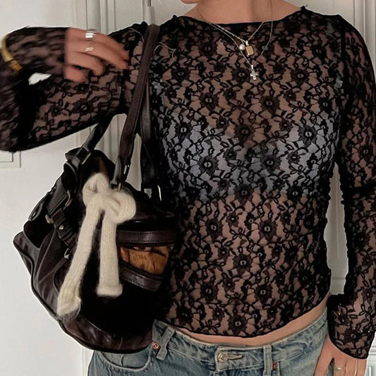 Lace Bodycon Top