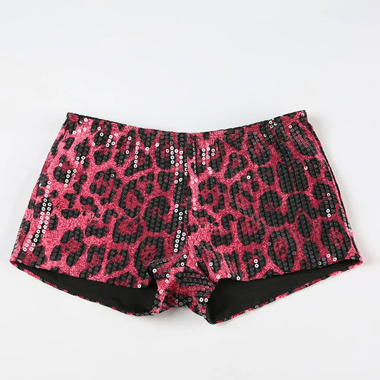 Low-rise Sequins Shorts